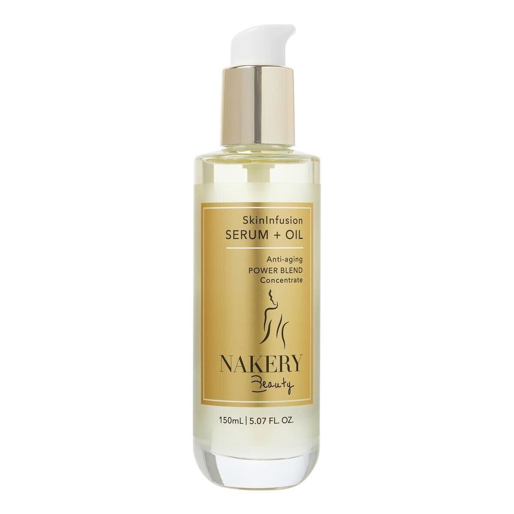 Nakery Beauty SkinInfusion Anti-Aging Serum and Oil Concentrate 5.07 oz. - New -