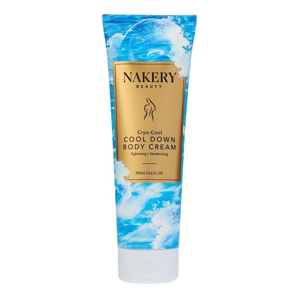 Nakery Beauty Cryo-Cool Tightening Cool Down Body Cream with DeoPlex 6.6 oz NEW