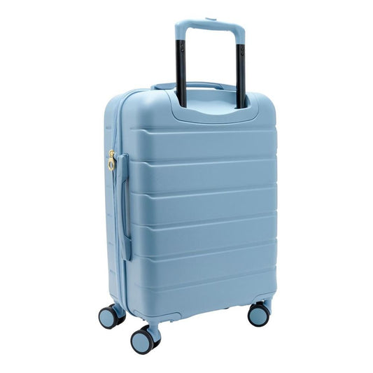 Samantha Brown Frontload 22" Hardside Carry-On with Antitheft Lock - Denim Blue