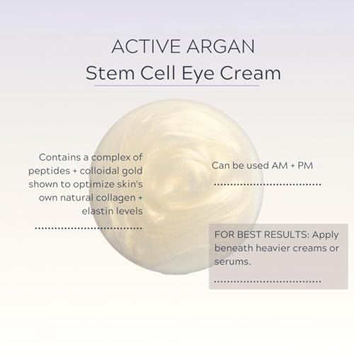 Active Argan 1.7 oz. 24K Revitalize Stem Cell Eye Cream, Activated Argan Complex
