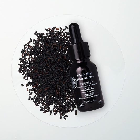 Perlier Black Rice Platinum Ultra Renewing Booster Face Serum, 0.5 fl. oz.