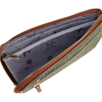 Samantha Brown To-Go RFID Tweed Travel Wallet