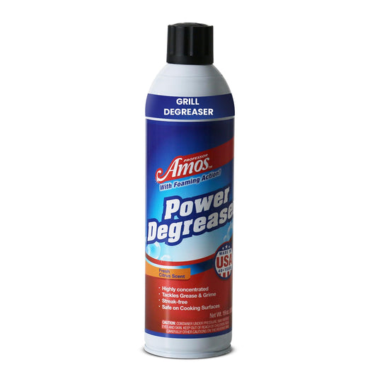 Professor Amos Grill Degreaser Removes Stubborn Grease & Grime Power Degreaser Powerful Multipurpose Cleaning Solution for Home & Commercial like Oven, Stove Cleaner Citrus Zest 19 Oz