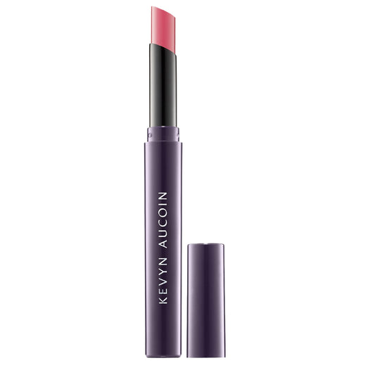 Kevyn Aucoin Unforgettable Lipstick, Available Colors with Matte, Cream or Shine finishes (textures): Intense color plus slim design allows for a precise application for a makeup novice, or expert.