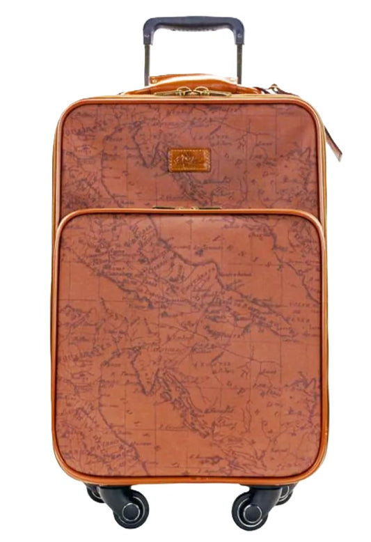 Patricia Nash 22" Spinner Vettore Trolley Luggage Suitcase - Riot Rust -