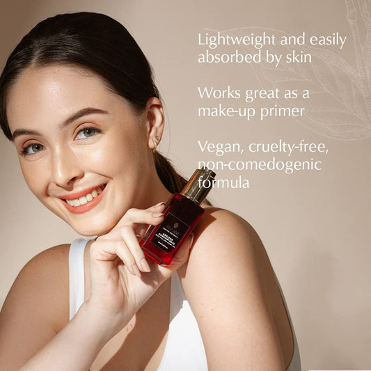 Pili Ani Ageless Concentrate – The perfect hydrating facial oil for daytime use, made with Pure Pili Oil and Elemi Oil for radiant and glowing skin. Vitamin E oil for face skincare 1.35 oz.