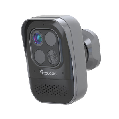 TOUCAN Wireless Outdoor Security Camera - 1080p HD, Night Vision, Motion Detection, Weatherproof, 2-Way Audio - Smart Home Surveillance System with App Control - Easy Installation 1 Pack