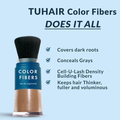 Color & Lift with Thickening Powder - Available in 10 Hair Colors - Root Cover Up - Temporary Hair Coloring Brush that Refreshes Hair
