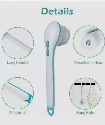 Spin Spa Body Brush Deluxe 10 pc Kit - Teal