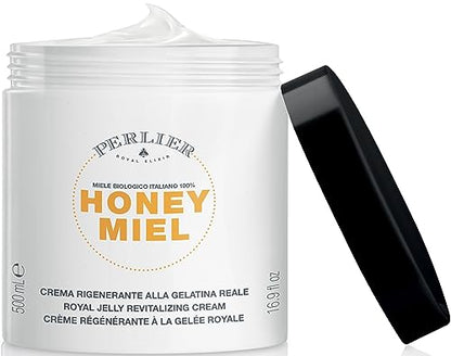 Perlier Regenerative Cream Honey 500 ml, Honey Miel Rojal Jelly Revitalizing Cream, italian import
