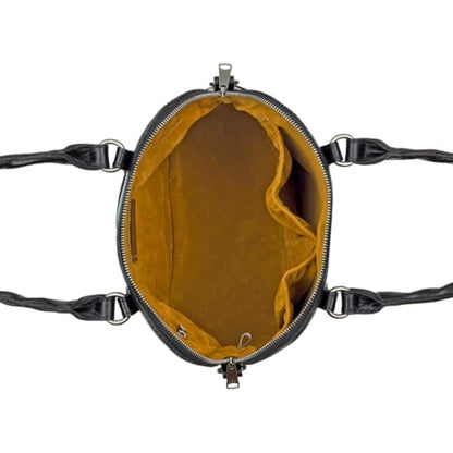 Patricia Nash Chia Leather Dome Satchel, Passion