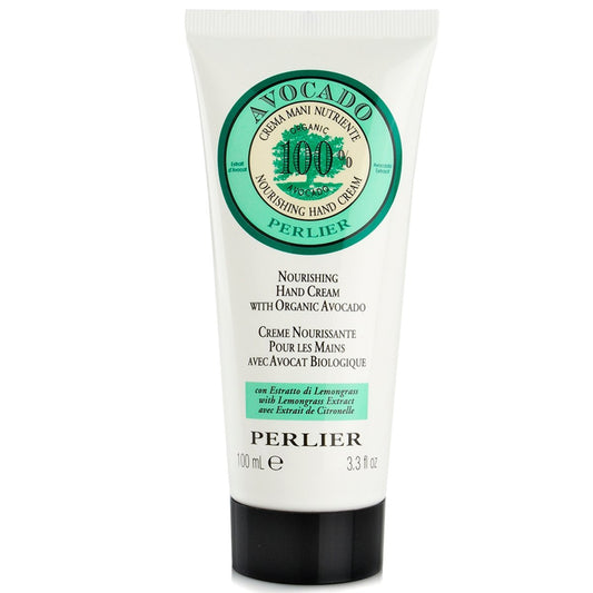 Perlier Avocado Nourishing Hand Cream with Lemongrass Extract