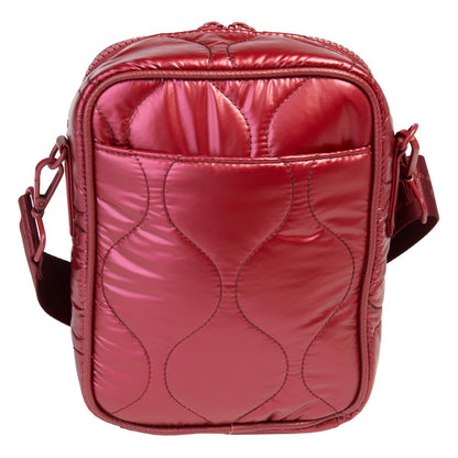 Samantha Brown To-Go Crossbody with Built-in RFID Wallet, Metallic Blue