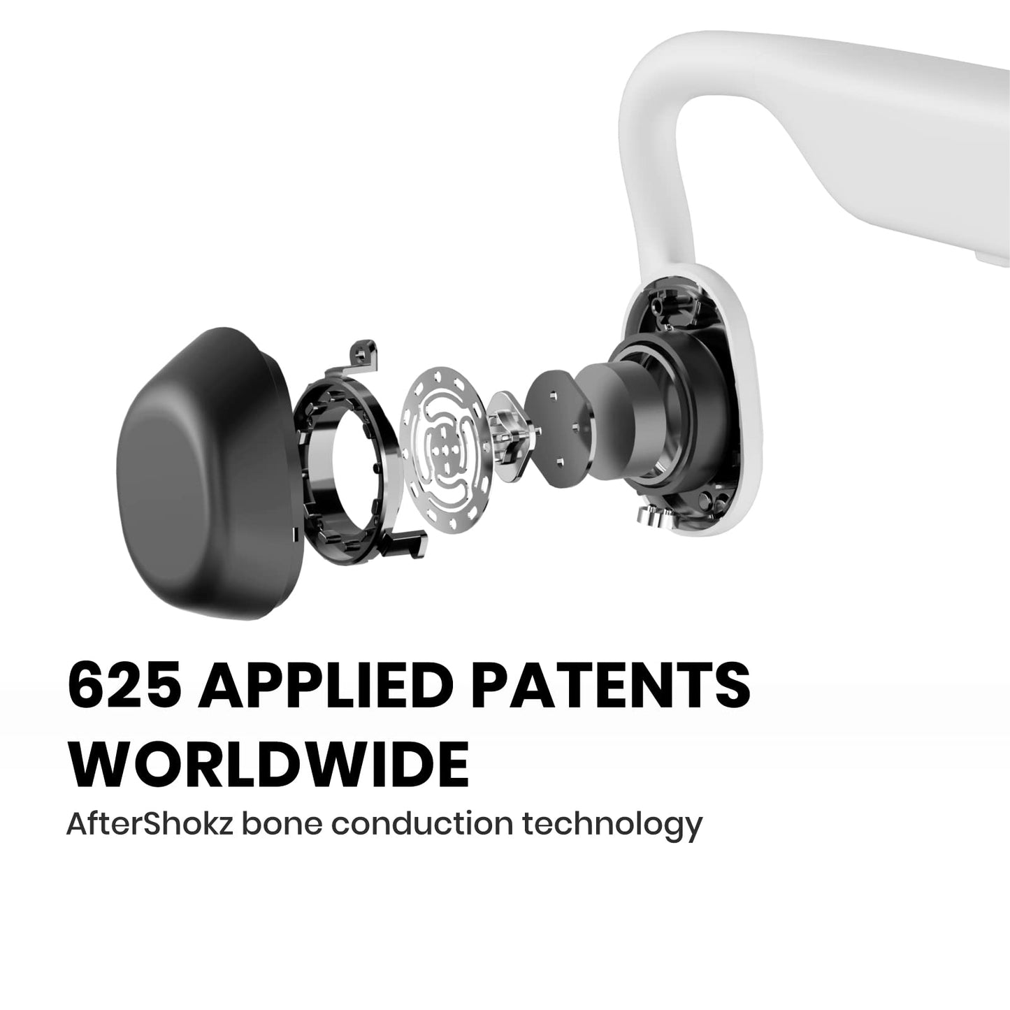 Aftershokz OpenMove Alpine White