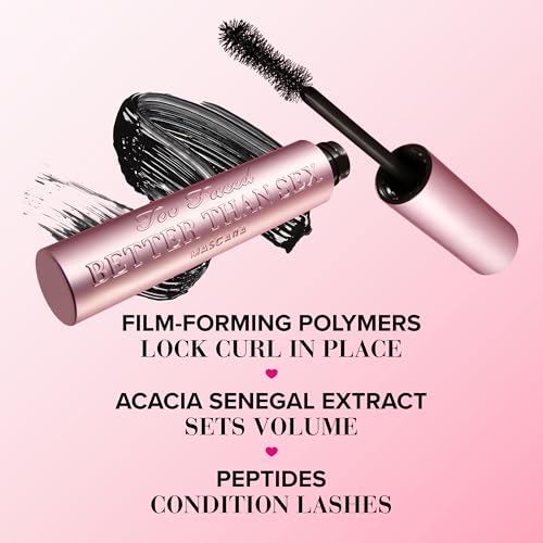 Too Faced Better Than Sex Volumizing Mascara | Volume, Length + Peptides