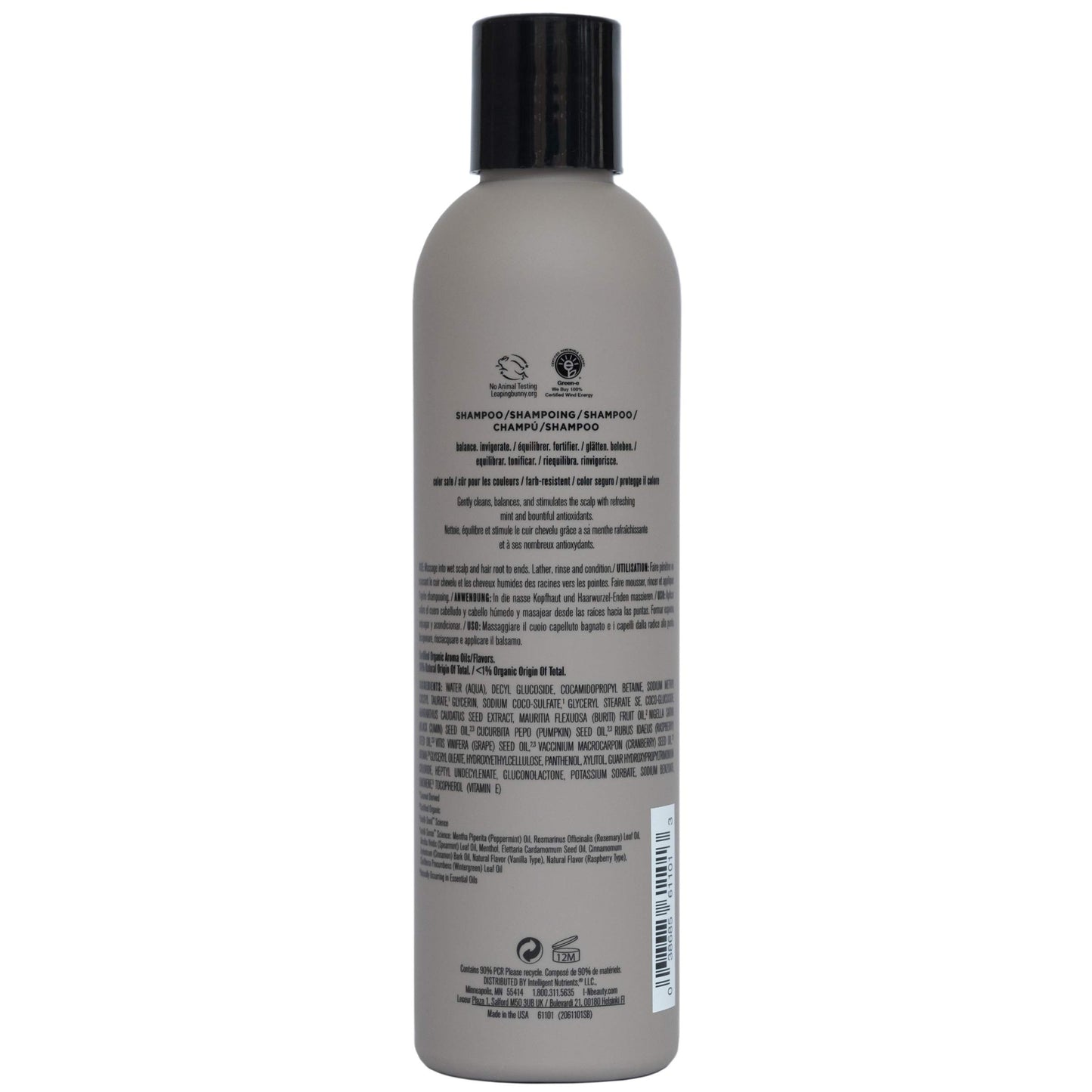 Intelligent Nutrients InspiraMint Invigorating Shampoo - Formerly Harmonic Invigorating Shampoo - Infused with Peppermint Oil & Spearmint Oil - New Look, Same Tingle (8.5 oz)