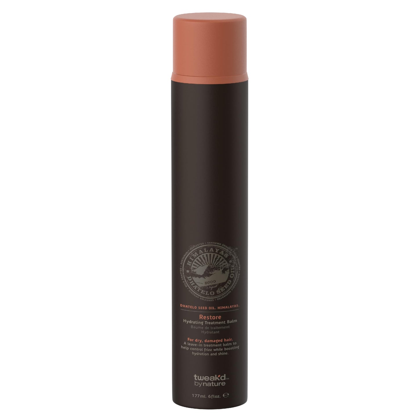 Tweak’d by Nature - Restore Hydrating Treatment Balm, for Men and Women, Controls Frizz and Moisturizes Hair for Soft Feel and Healthy Shine, Cruelty Free