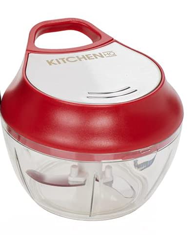 Kitchen HQ Mini Chopper/Slicer - Red
