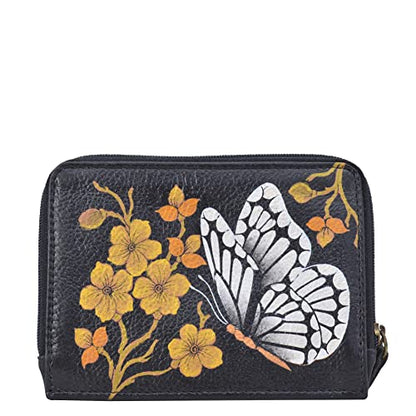 Anna by Anuschka Women's Hand-Painted Genuine Leather Organizer Wallet