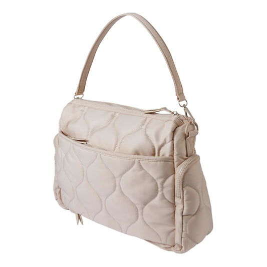 Samantha Brown To-Go Quilted Cargo Crossbody, Black
