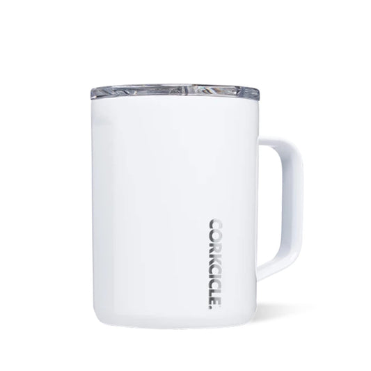 Corkcicle Origins Travel Coffee Mug - Triple Insulated Stainless Steel Cup with Handle for Tea, Hot Chocolate, Coffees, & More - Spill Proof, Reusable, BPA-Free, Dishwasher Safe - 475ml/16oz