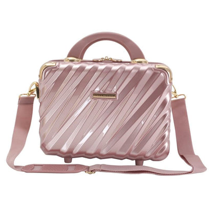 Marcy McKenna Hamptons Collection Hard Side Beauty Cosmetic Case - Rose