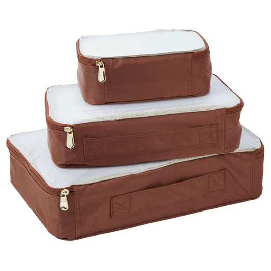 Samantha Brown 3-piece Packing Cubes (Chestnut), S7818-67-3C