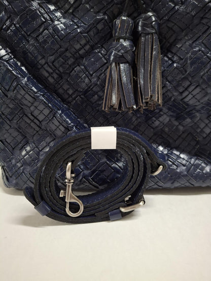 Patricia Nash Maissana Braided Leather Hobo Crossbody - Oceano -