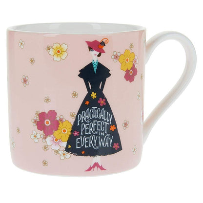 Disney Mary Poppins Returns"Practically Perfect." Fine China Mug(Pink)