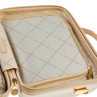 Marcy McKenna Hamptons Beauty Case Bundle - (1) Big and (1) Mini, Leopard