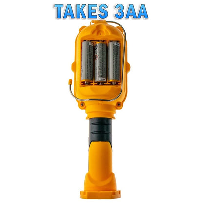 Handy Cordless Ultra Bright LED Work Light Magnetic Base Hands Free Emergency - Yellow