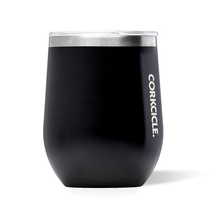 Corkcicle Stemless Insulated Wine Glass Tumbler, 12 oz – Stainless Steel Stemless Wine Glass Keeps Beverages Cold for 6 Hrs, Hot for 3 Hrs