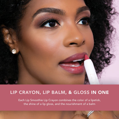 Doll 10 Speak Your Peace Lip Crayon Set - 6 Piece Lightweight Moisturizing Lip Tint Balm Color Collection