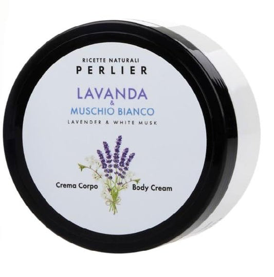 Perlier Lavender & Musk Body Cream 6.7 fl oz