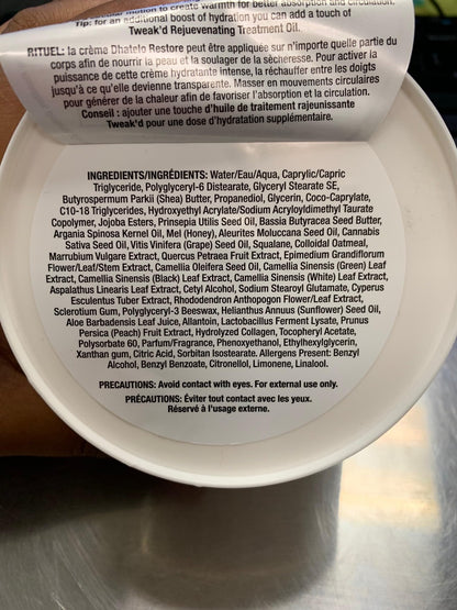 Tweak’d by Nature - All Purpose Rescue Cream, 5-in-1 Face and Body Cream and Moisturizer for Soft Skin and a Radiant Glow, Cruelty Free (15.75 ounces)