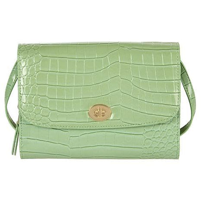 Samantha Brown To-Go Faux Croco Wallet Crossbody