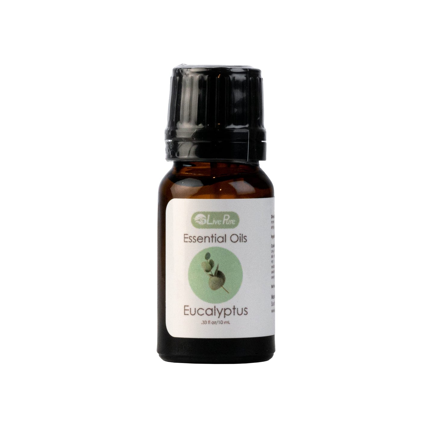 LivePure Essential Oils Variety 3 Pack - Eucalyptus, Citrus Blend, Lavender, 10ml