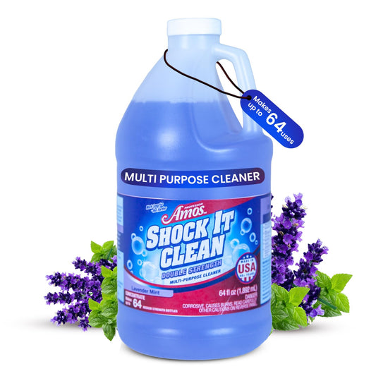 Professor Amos' Shock It Clean Extreme All Purpose Concentrate Cleaner, Make 128 Bottles 64 Oz