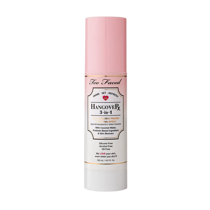 Too Faced Hangover 3-in-1 Primer & Setting Spray |Long Lasting + Hydrating