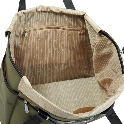Samantha Brown 22'' Spinner with Satchel 2-Piece Set - Olive Geo Camo (792-020)