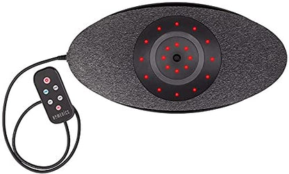 Homedics Lumbar Lift Back Stretcher with Vibration Massage and Soothing Heat, Air Lift Technology, Adjustable Intensity, 2 Auto Programs, Compact and Portable, Increases Flexibility, Relieves Pain