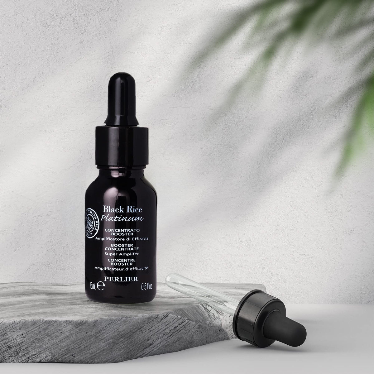 Perlier Black Rice Platinum Ultra Renewing Booster Face Serum, 0.5 fl. oz.