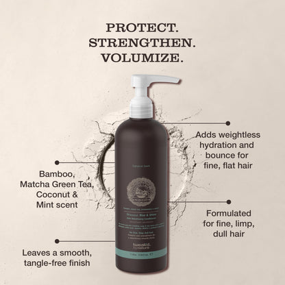 Tweak’d by Nature - Rise & Shine Volumizing and Thickening Conditioner for Fine Hair, Hydrating Hair Care for Soft, Tangle-Free Finish, Cruelty Free (33.8 ounces)