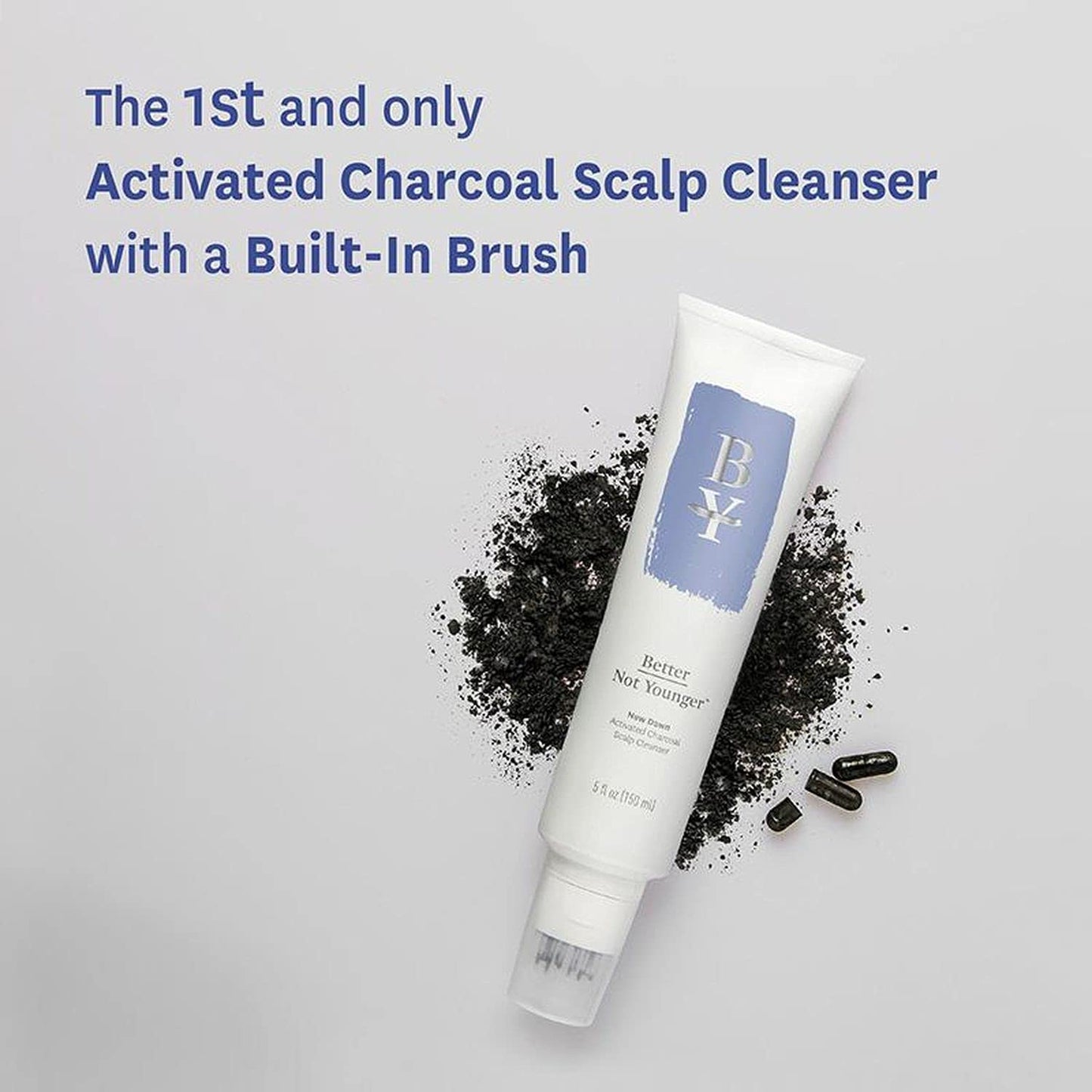 Better Not Younger New Dawn Activated Charcoal Scalp Cleanser, 5 Fl Oz