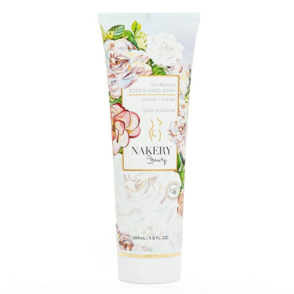 Nakery Beauty SkinRestore Body + Hand Wash Love In Bloom 9.8 fl oz.