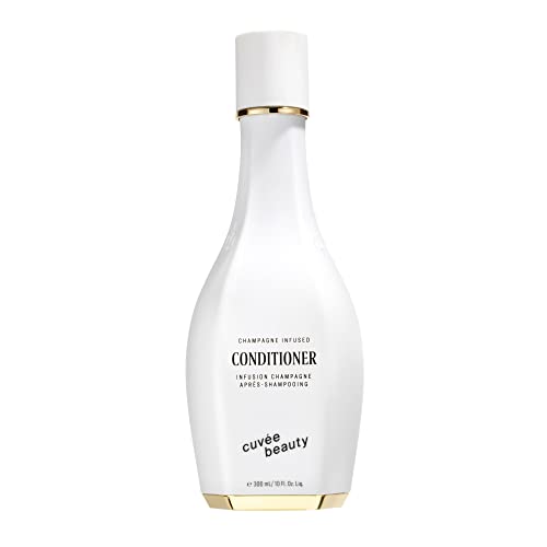 Cuvee Conditioner - 10 fl oz - Softens, Strengthens, Hydrates & Protects Hair - Includes Hyaluronic Acid - Champagne-Infused Formula with Resveratrol & Ceramides - Color Safe