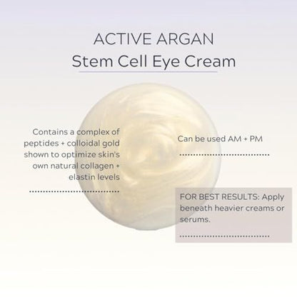 Active Argan 1.7 oz. 24K Revitalize Stem Cell Eye Cream, Activated Argan Complex