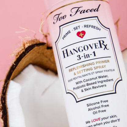 Too Faced Hangover 3-in-1 Primer & Setting Spray |Long Lasting + Hydrating