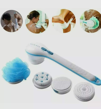 Spin Spa Body Brush Deluxe 10 pc Kit - Teal