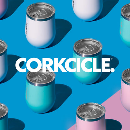 Corkcicle Stemless Insulated Wine Glass Tumbler, 12 oz – Stainless Steel Stemless Wine Glass Keeps Beverages Cold for 6 Hrs, Hot for 3 Hrs